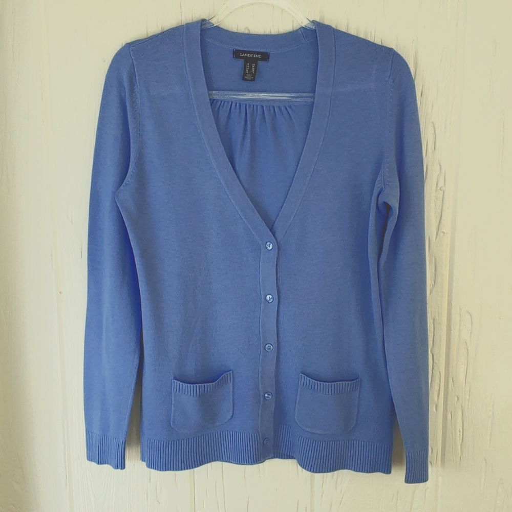 Lands End cardigan Size XS